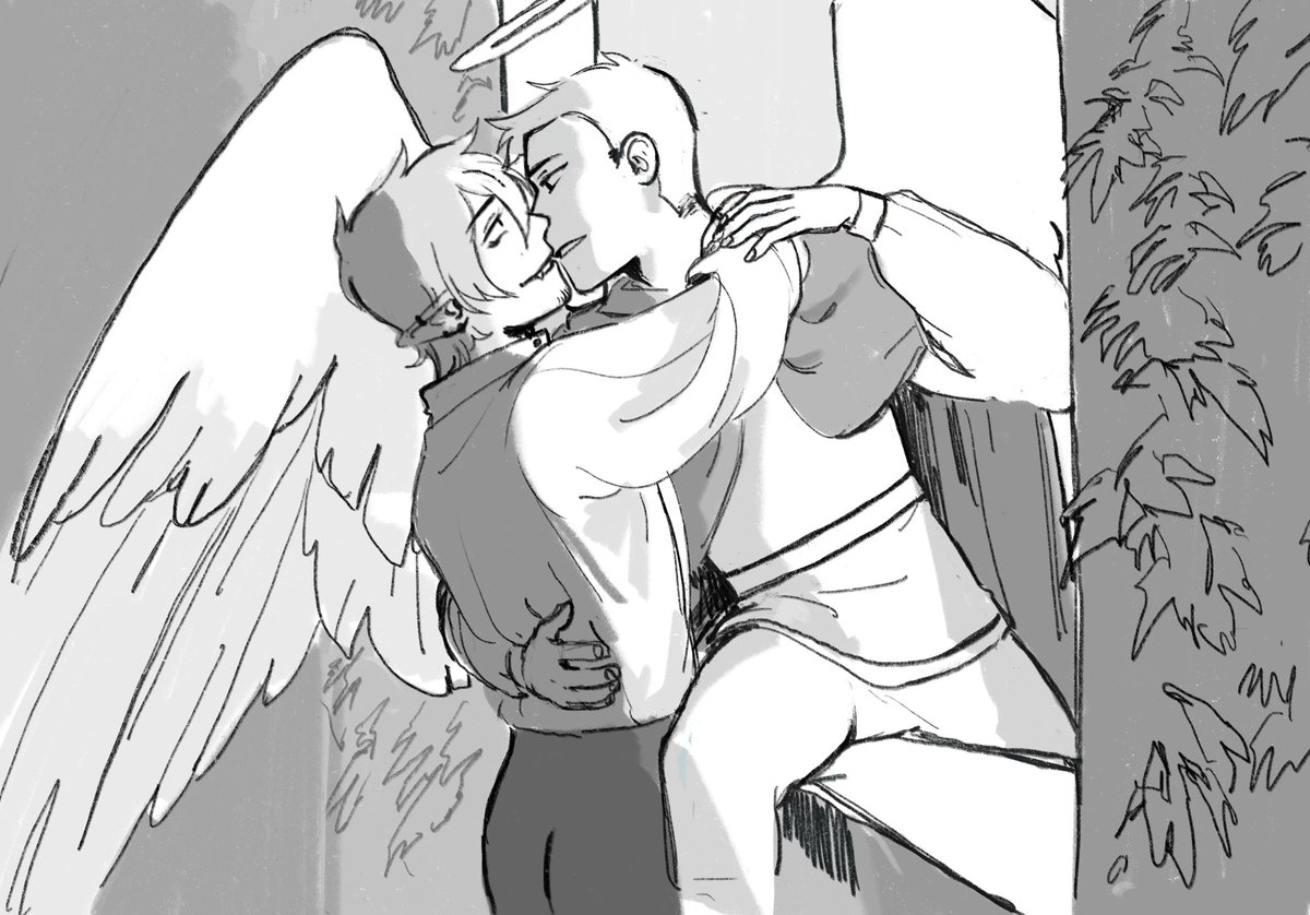 in between studying i've been doodling ira/lynns to destress .. they been healing my soul #万圣街 