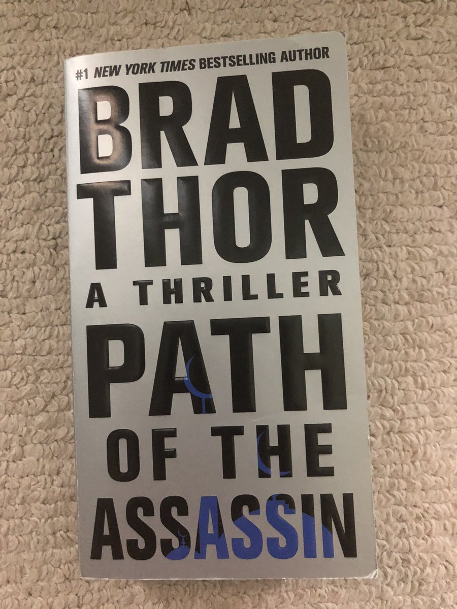 Today’s 2 books on a specific topic—classic  @BradThor thrillers:“The Lions of Lucerne”“Path of the Assassin”