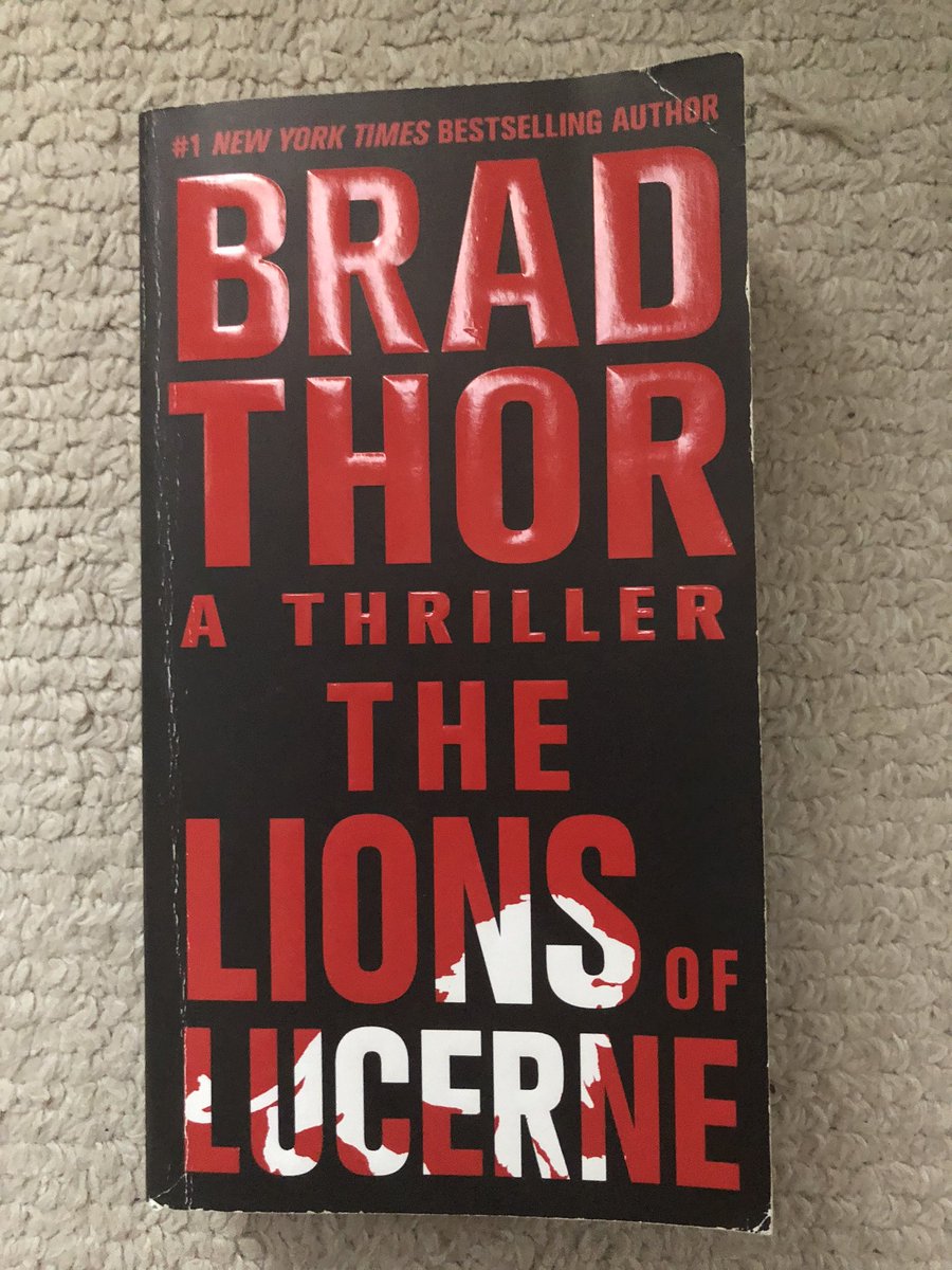 Today’s 2 books on a specific topic—classic  @BradThor thrillers:“The Lions of Lucerne”“Path of the Assassin”