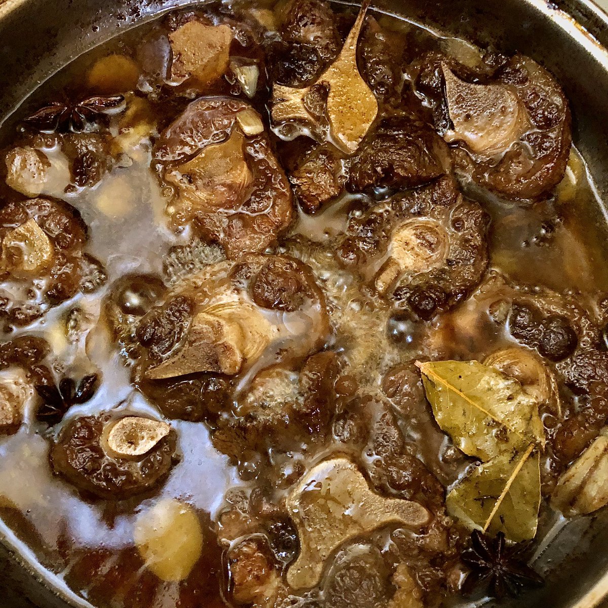 While my oxtail cooks ima going to make some Shoyu Tamago (soy soft boiled eggs) but first look at my oxtail