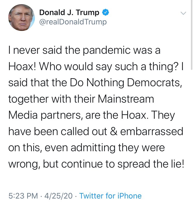 Mick_Limerick's tweet photo. On February 28, 2020 the pandemic had not hit the United States yet, and most of us were still hoping it never would.
In South Carolina, POTUS was betting that doomsayers would wind up looking foolish when he said at a rally:
โThis is their latest hoaxโ
#ProperContext https://t.co/z8E4AzCo0W