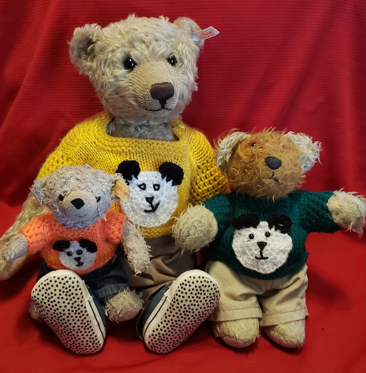 Archie (and Milo!) Fuzzy 🐻 #FuzzyBearDontCare tweet media