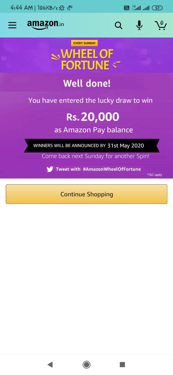 KhursheedRaza9's tweet photo. #AmazonWheelOffFortune https://t.co/1k46kVyRho