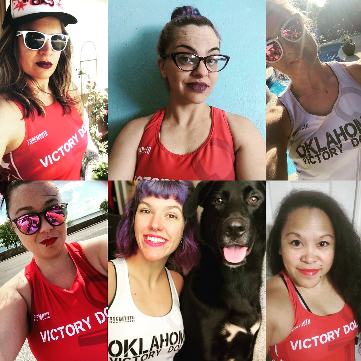 okvictorydolls's tweet photo. While we can't be in Michigan for K-town Shakedown this weekend with @kalamazooderby, we can still get #dressedforktown!!! 

When the world opens up again, we'll be ready... The question is, will the world be ready for US? 💪
#quaranteam #derbytwitter #okvd #okc #covid19 https://t.co/fTpPO1TpES