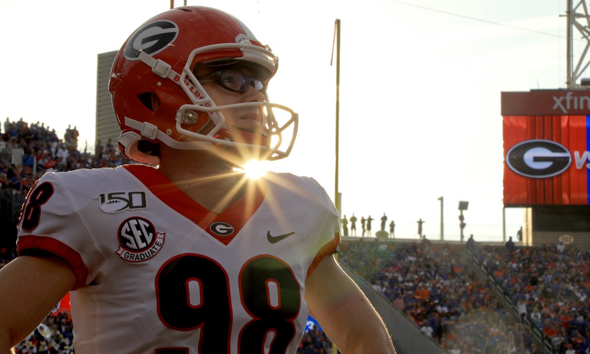 SBNation's tweet image. Rodrigo Blankenship is going to the Colts!

The Georgia kicker might be 47-year-old Adam Vinatieri's replacement. Big shoes to fill.