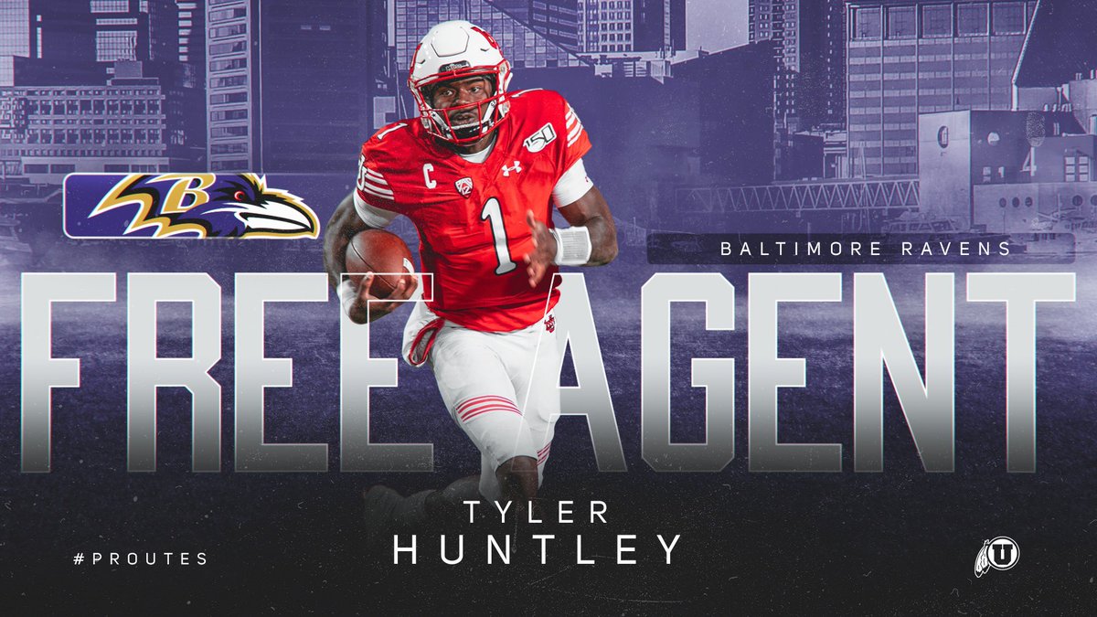 Utah_Football's tweet photo. Our QB @_SNOOP1 is heading to the @Ravens as a FA! 

#ProUtes https://t.co/SwREPybSEl