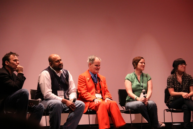 Richard Roeper leads our #Ebertfest 2010 Q&amp;A with Far-Flung Correspondent Omer Mozaffar, our editor Christine Wolf, Vincent and me.