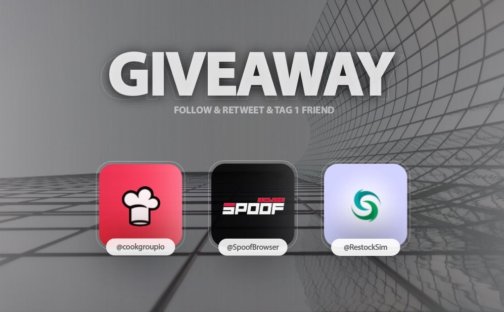 💕Giveaway Time💕

We're giving away:

1 x <a href="/cookgroupio/">Cook Group</a> membership
1 x <a href="/RestockSim/">Restock Oasis</a> key
1 x <a href="/SpoofBrowser/">Spoof Browser</a> Key

Follow + Retweet + Tag a friend to enter. 😜