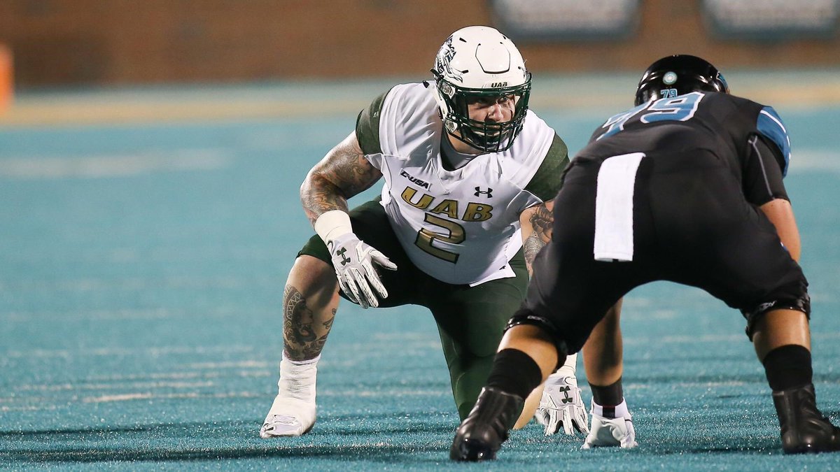 CowboysNation's tweet photo. The Cowboys have agreed to terms with Undrafted Free Agent DT Garrett Marino, of UAB. https://t.co/4flkbdpN2L