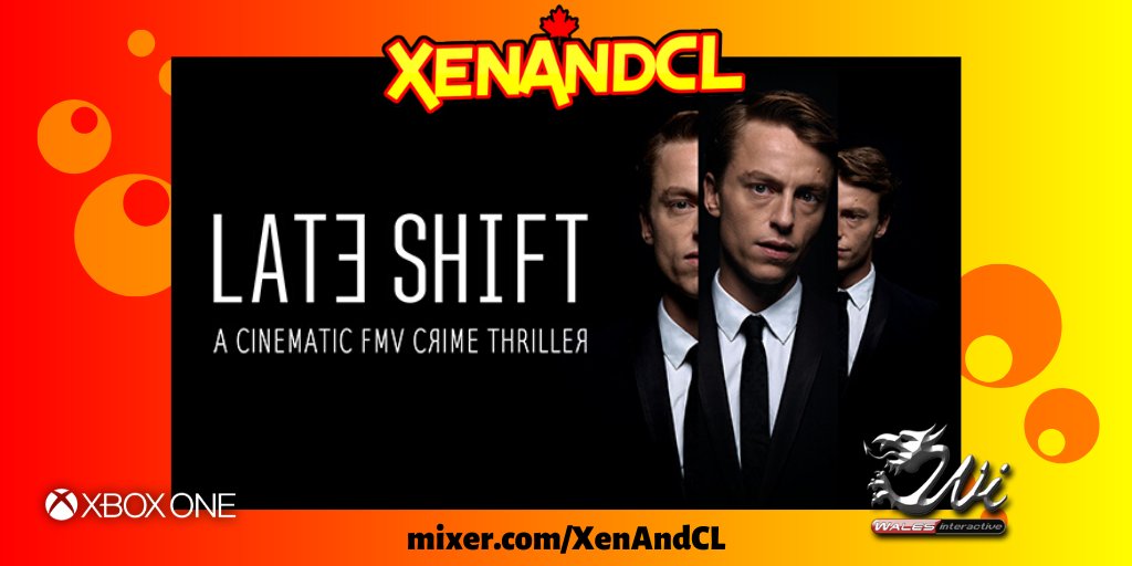XenAndCL's tweet photo. JOIN us NOW for another movie night! 
You decide the direction and fate of the story. 
We are playing @lateshift_movie by @WalesInter. 
https://t.co/3GASH90zFH

#WeAreMixer #MumAndDadOfMixer https://t.co/HEUlMRFvGk