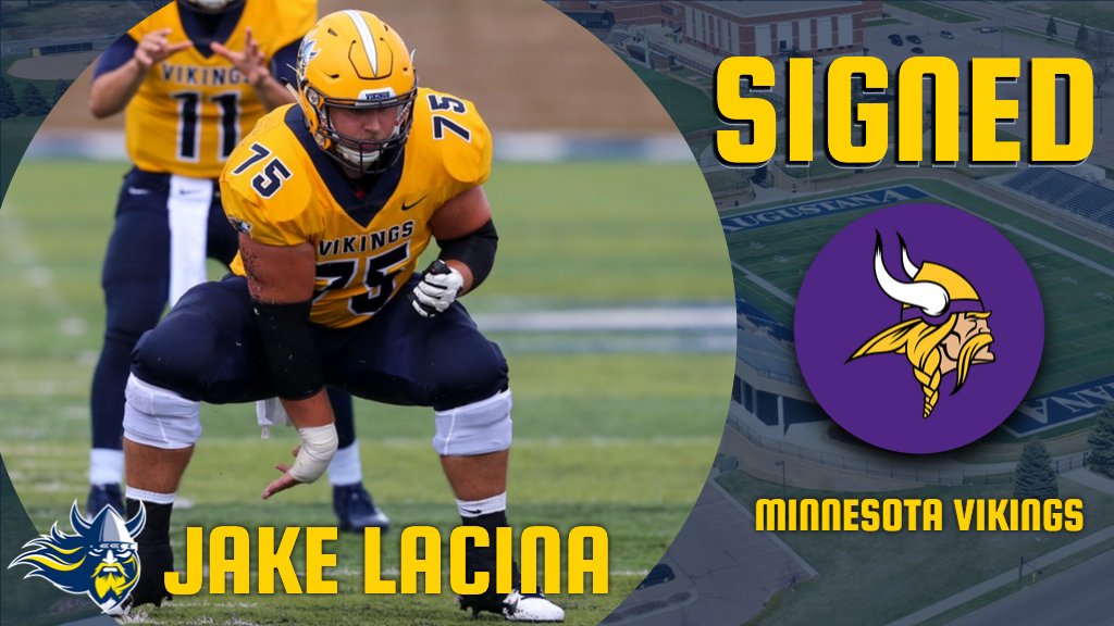 Congratulations to <a href="/lacina_jake/">Jake Lacina</a> as he has signed a free agent contract with the <a href="/Vikings/">Minnesota Vikings</a> ⚔️

#BuildingChampions | #Skol