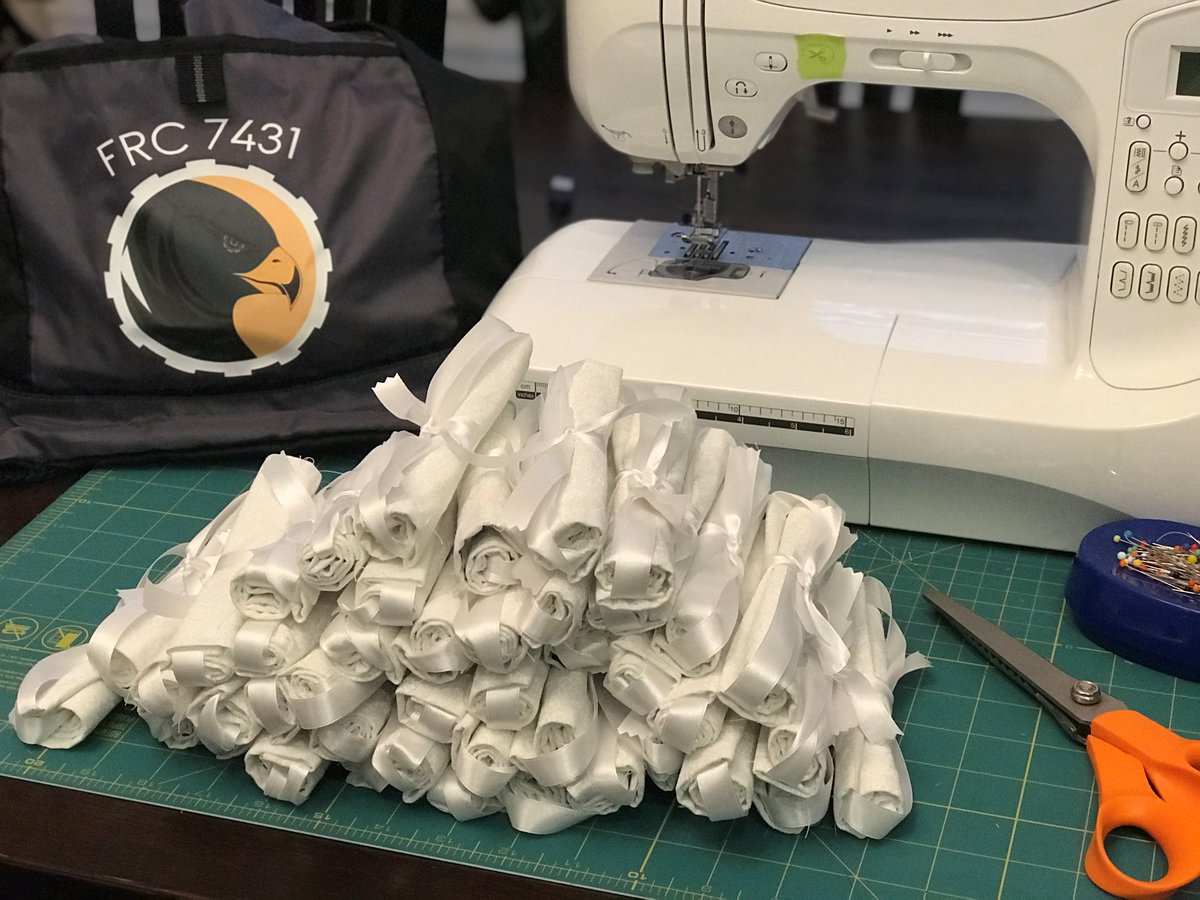BrevardSchools's tweet photo. The Viera High Team, Hawk Robotics (FRC Wingspan #7431), are doing what they can &amp; making masks using the CDC-approved materials and methods. They are distributing them to the community &amp; have started the hashtag #RoboticResponders to inspire other teams to join the effort! https://t.co/Mm9UfFmf3L