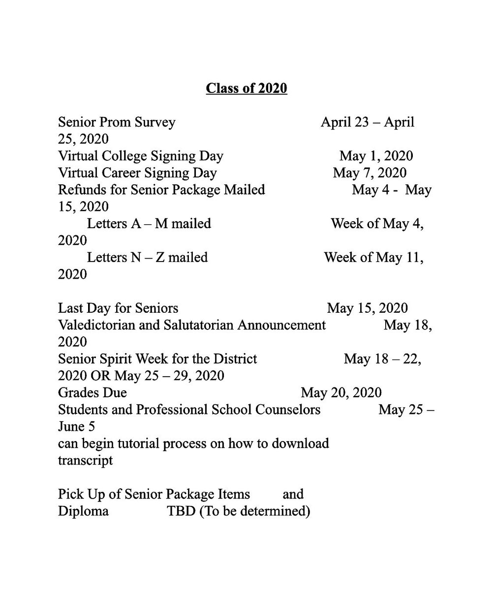 FHSPats's tweet photo. Seniors....Look at what’s happening next! @Fhs2020 @SGAupdate @FHSNews123 @FHSPeerForward https://t.co/drBVVG8smp