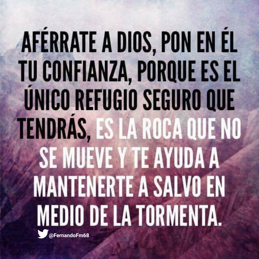 FernandoFm68's tweet photo. Una familia sin oración es como una casa sin techo, abierta y expuesta a todas las tormentas del cielo.

Porque has puesto a Jehová, que es mi esperanza, Al Altísimo por tu habitación,  No te sobrevendra mal, Ni plaga tocará tu morada.
Slm 91:9,10 https://t.co/Yxy4d4mKXH