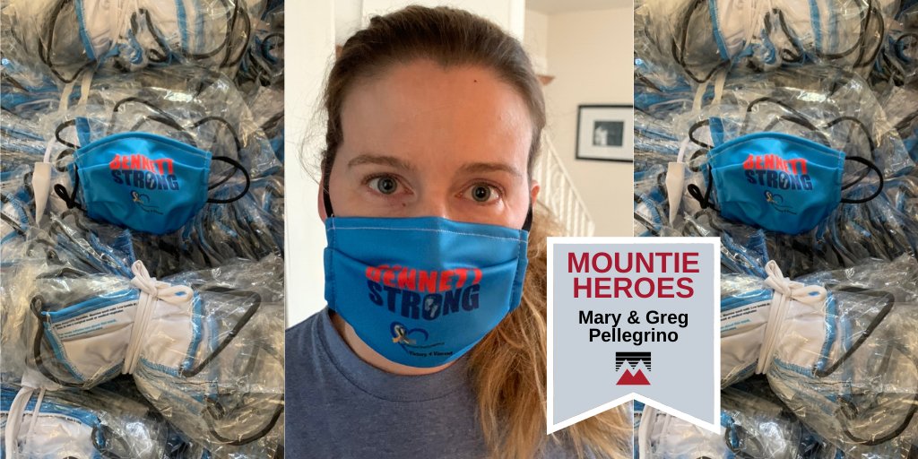 As the co-founders of BennettStrong, Mountie Heroes Mary '04 and Greg '05 Pellegrino hosted a mask sponsorship program that donated over 3,500 masks (and counting) to Children’s Hospital of Philadelphia. 

More information: BennettStrong.org

#MountieHeroes #LoveMU