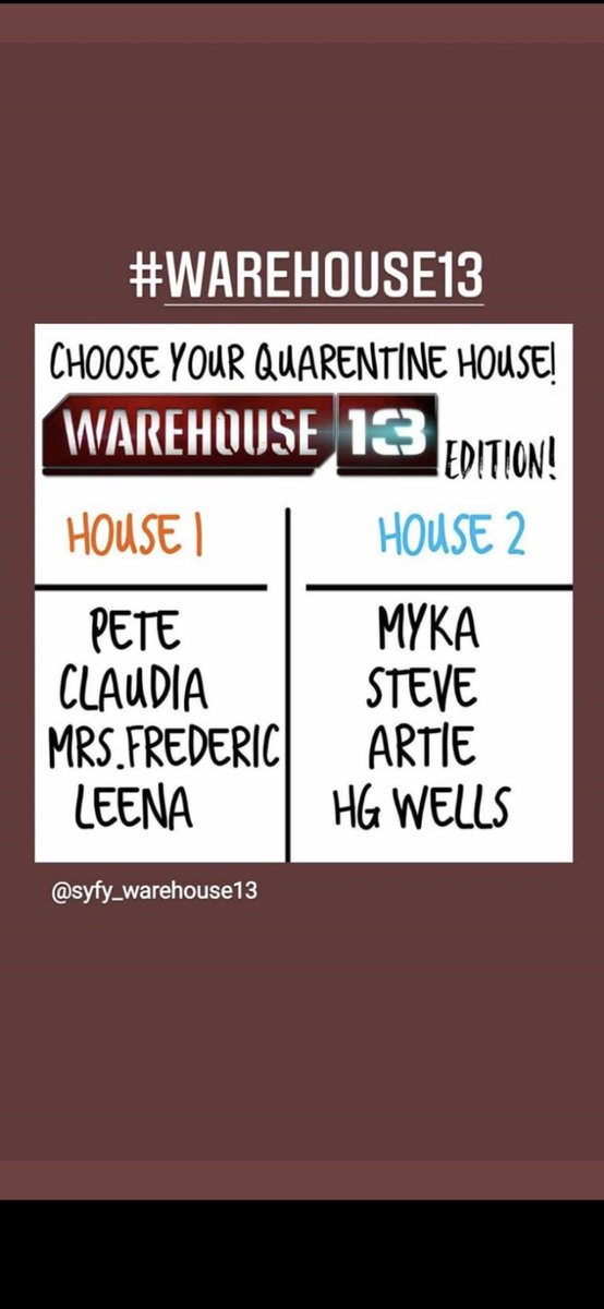 McclintockFans's tweet photo. No question about it, I am House 1 #PeteLattimer #WAREHOUSE13 @EddieMcClintock https://t.co/7G6IEu8YEc