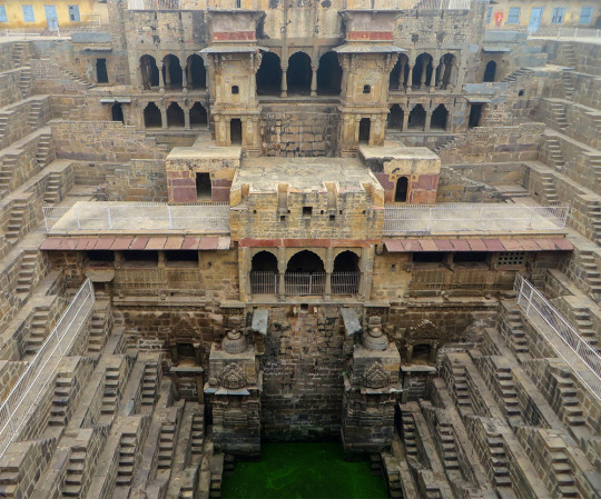 Step wells, just for the inside out, upside down, highrise feeling.