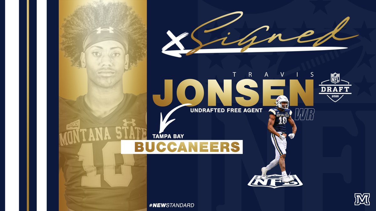 Montana State Football (@msubobcats_fb) on Twitter photo Big time get for the <a href="/Buccaneers/">Tampa Bay Buccaneers</a>, congrats <a href="/travisjonsen/">Travis Jonsen</a>!!
#GoCatsGo | #NewStandard Big time get for the <a href="/Buccaneers/">Tampa Bay Buccaneers</a>, congrats <a href="/travisjonsen/">Travis Jonsen</a>!!
#GoCatsGo | #NewStandard