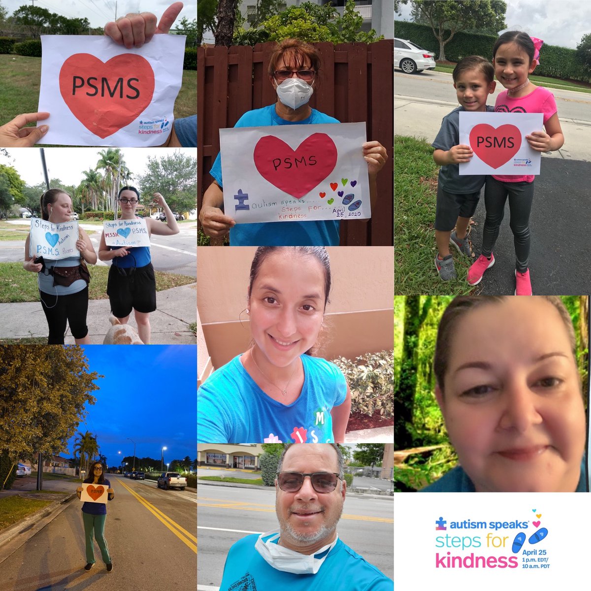 PSMS_PACERS's tweet image. Walking virtually to support @AutismSpeaksMIA #stepsforkindness and our students with autism @MDCPS_ASD @MDCPS @MDCPSNorth