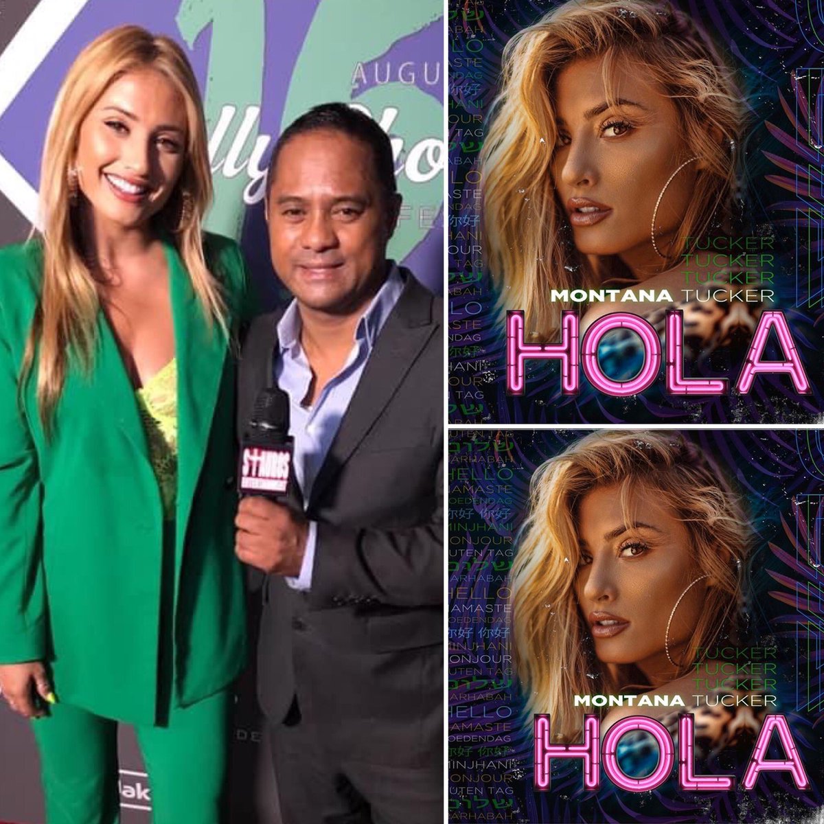 TyroneTann's tweet image. Wanted2Help Promote one my Awesome Dear Sweet #InterviewGuest’s; (Actress/Singer/Dancer) #MontanaTucker’s 1st Single called; #Hola, which just #Dropped &amp;amp; that U can now Listen &amp;amp; Download via #Spotify, #Itunes &amp;amp; More!  CheckItOut!  Congrats @montanatucker!  So #Excited &amp;amp; Happy4U!!