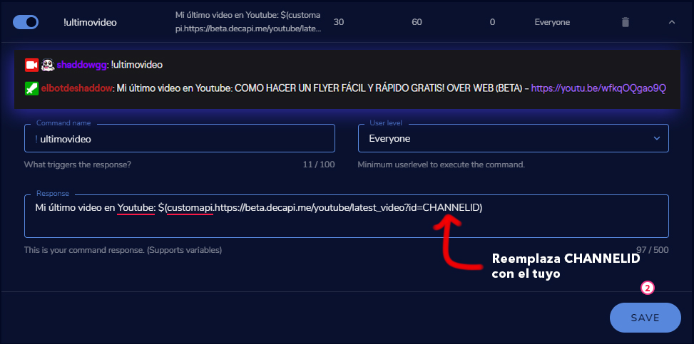 shaddowgg's tweet image. Usa este código si quieres mostrar tu último video de YouTube en el chat  #streamtips

$(customapi.beta.decapi.me/youtube/latest…)
