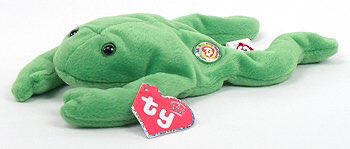 legs the frog beanie baby