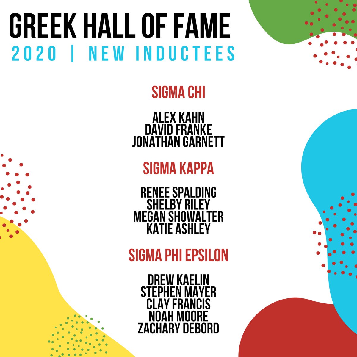Greek Hall of Fame Inductees:
