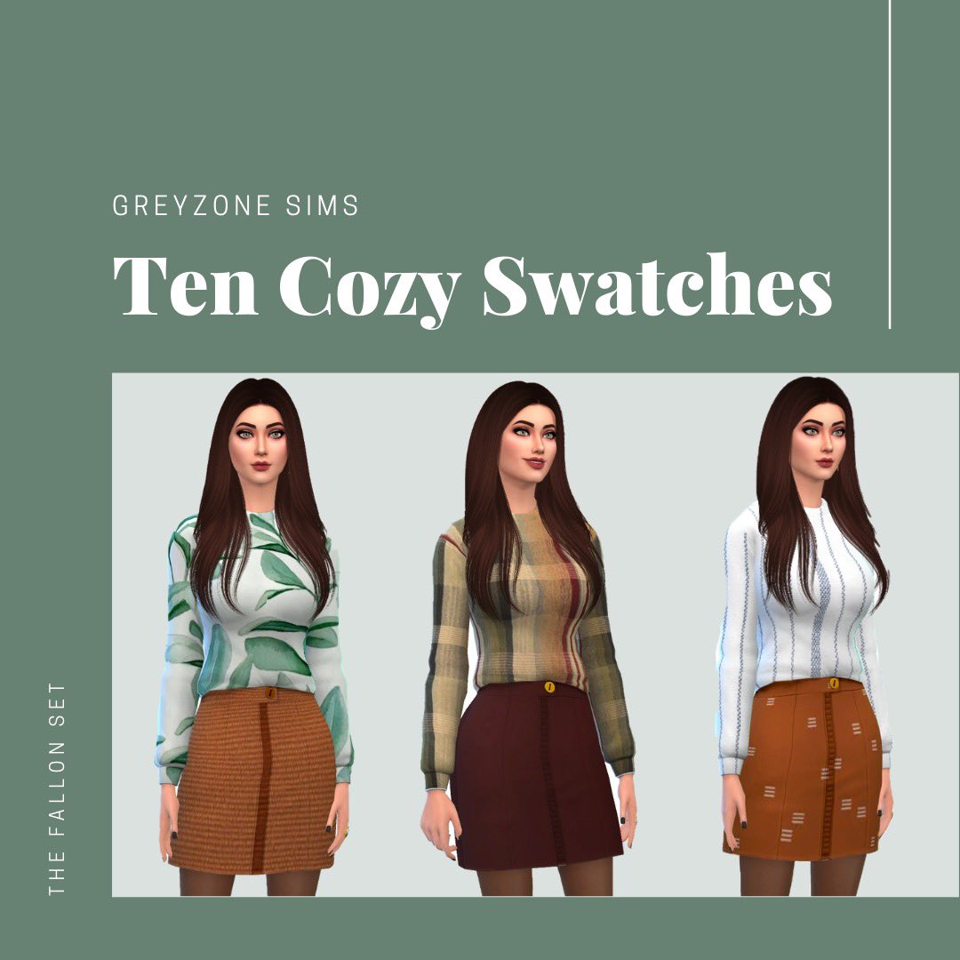 GreyzoneSims's tweet photo. The Fallon Set is live! https://t.co/eAf6yL9mtc

#TheSims4 #ts4 #ts4cc #maxismatch https://t.co/pohgeRMxgs