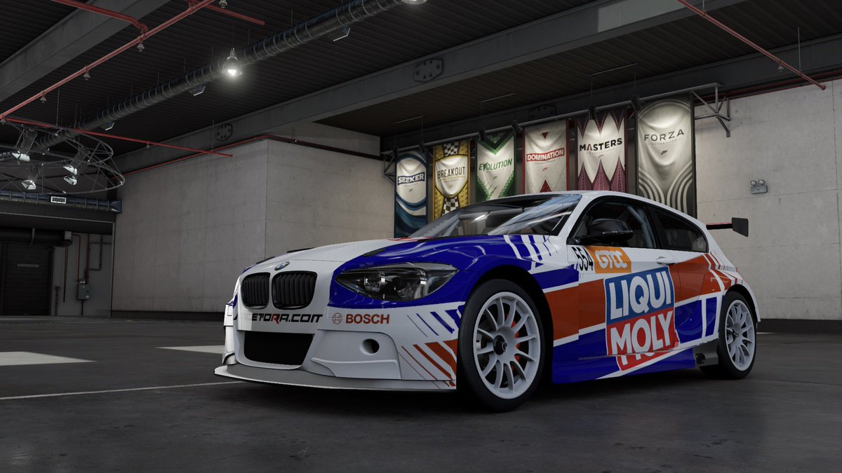 DtechPR's tweet image. Here is the new paint job for the GTCC at @TheReal_TORA @LiquiMolyUSA It’s a copy of the real one used at @IMSA @BMWMotorsport