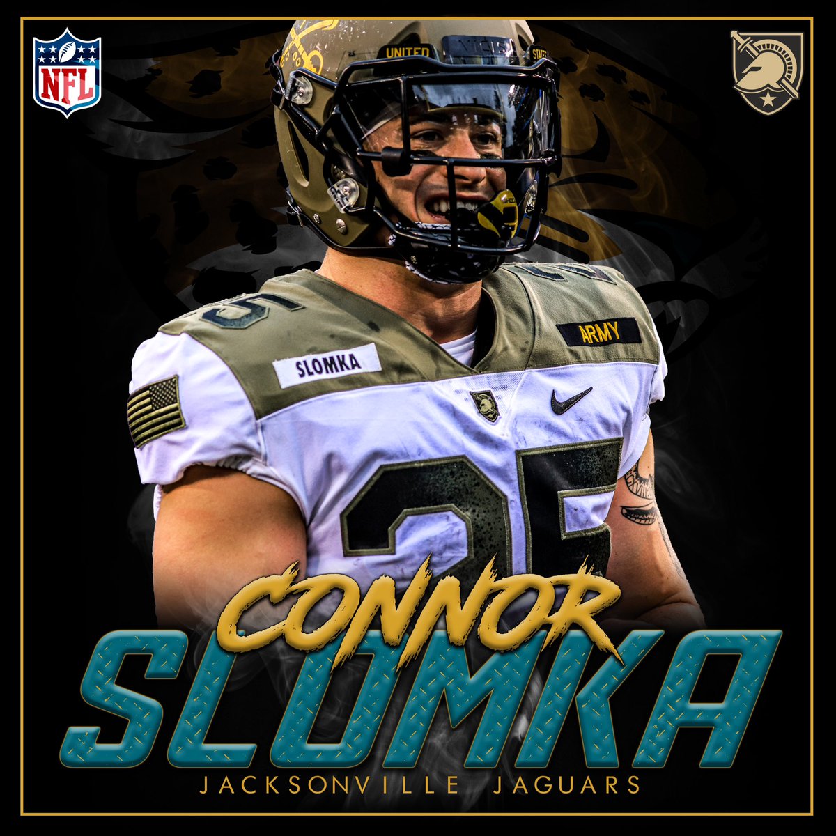 salinterdonato's tweet photo. Fullback Connor Slomka will be signing with Jaguars. #ArmyFootball
📸 @RealJoshConklin https://t.co/hwOfsvscrk