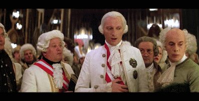 edskoudis's tweet image. The emperor is just as nasty to Bueller as he was to Mozart.  #TooManyNotes