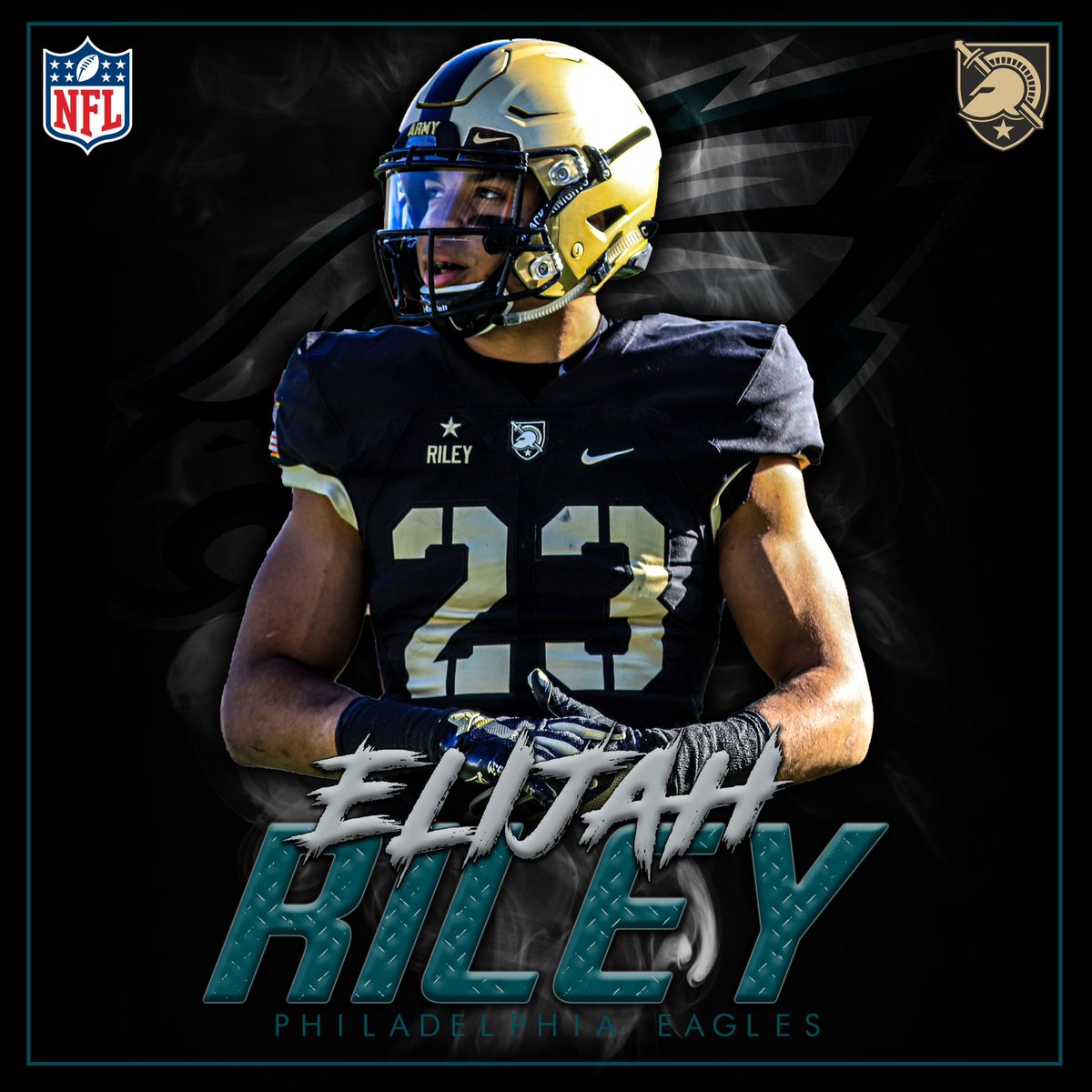 salinterdonato's tweet photo. Cornerback Elijah Riley headed to Eagles. #ArmyFootball
📸 @RealJoshConklin https://t.co/n8ZplBDd59