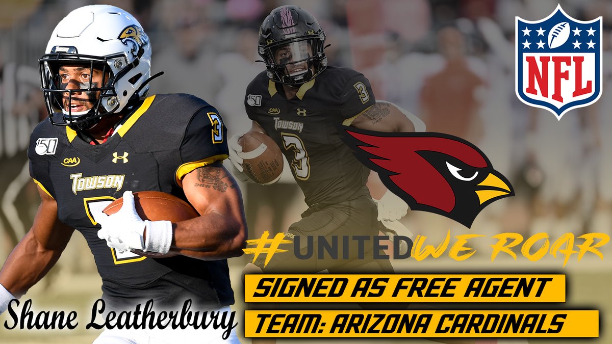 Congratulations Shane Leatherbury (WR) for signing with the Arizona Cardinals!
#UnitedWeRoar