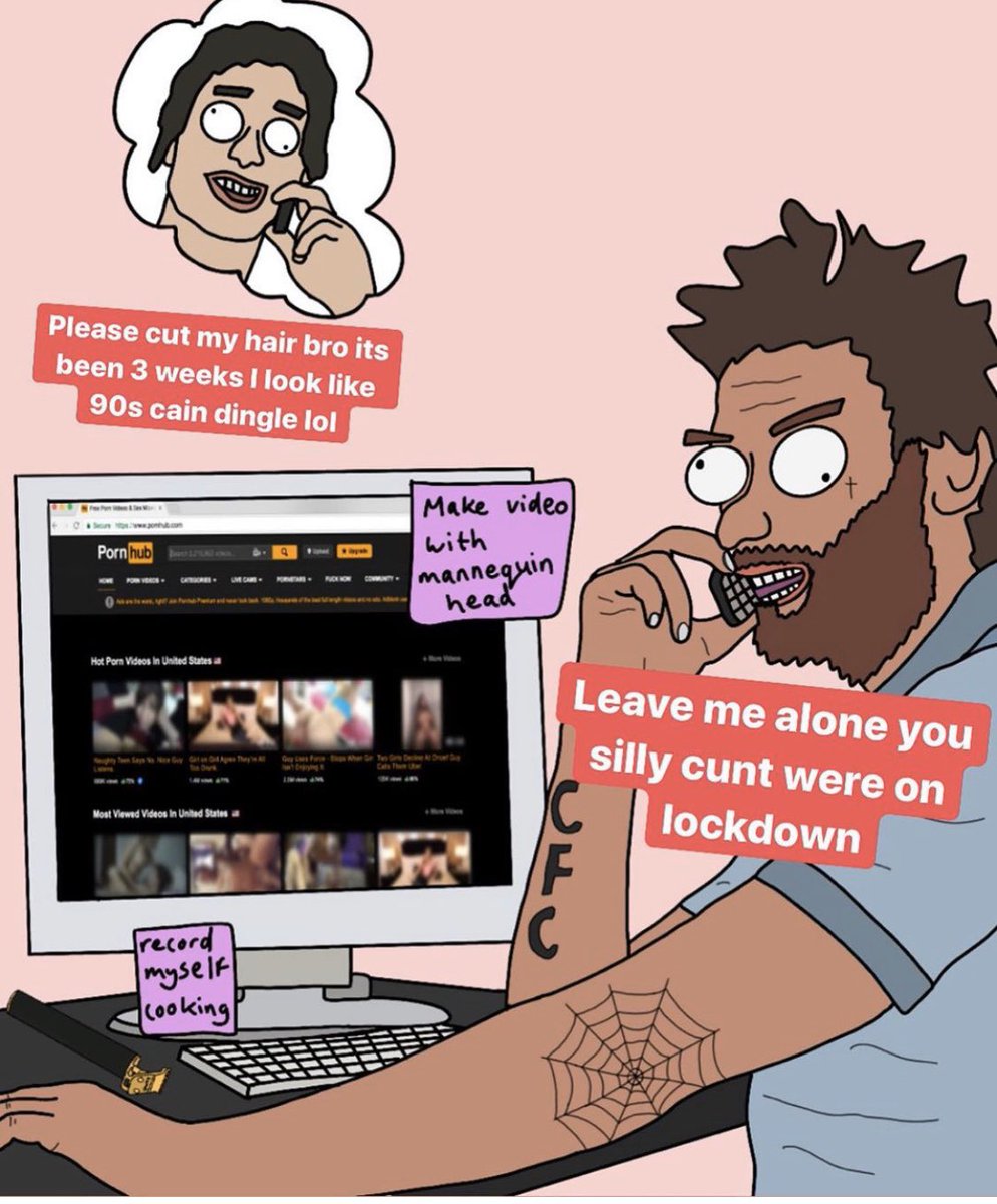 pissedoffbarber's tweet photo. Reality of a #barber right now during #lockdown @Pornhub @pornhub_premium @Wahl_UK @BritishBarbers @aht_of https://t.co/eeyCdnyXcC