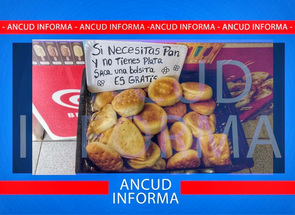 AncudInforma's tweet photo. #Ancud: Gran gesto digno de destacar en panadería "El Emporio" ubicada en Aníbal Pinto. Prefiere y apoya el comercio local 👍🏻
#Chiloé https://t.co/bGFc74ABBj