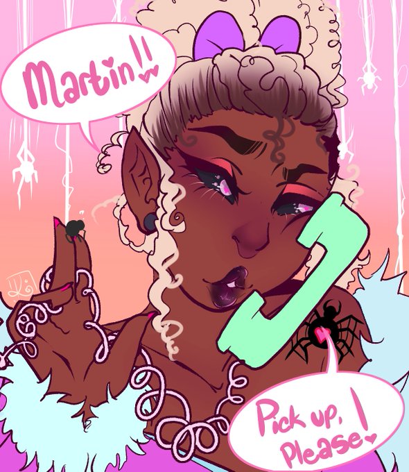 MAG 164 Spoilers: 
She's a pretty little thing who just wants you to answer the phone, Martin.
(Inspired by @/mcwebby on Tumblr)
#TMA #themagnuspod #themagnusarchives 