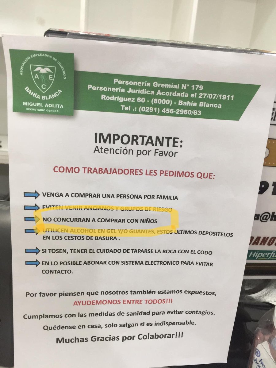 pamelapesce's tweet photo. @alferdez #BahiaBlanca madres solas con hijes no podemos entrar a comercios o farmacias https://t.co/1BqT5oicjJ