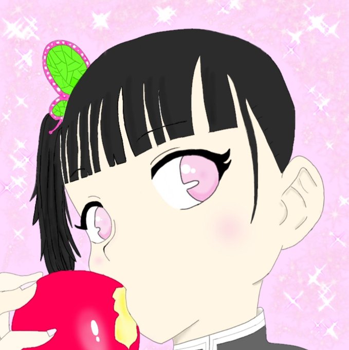 アマリリス=アルトさんがTwitterに投稿した栗花落カナヲ(鬼滅の刃)のイラスト。