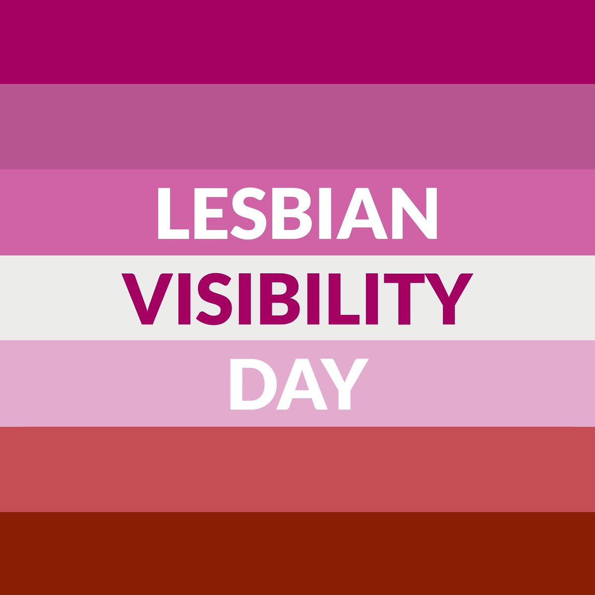 Today we post the lesbian flag to celebrate Lesbian Visibility Day. On this day we especially show our support for lesbians and solidarity with all women in our community. #Sydney #Gay #Lesbian #Choir #Choral #Singing #lesbianvisibilityday #lesbianvisibilityweek