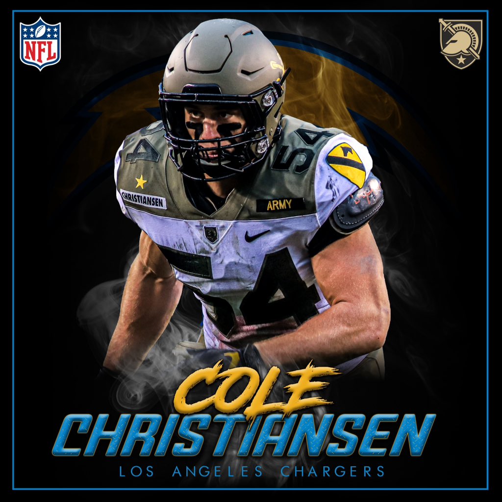 salinterdonato's tweet photo. Linebacker &amp; two-year captain Cole Christiansen is signing with Chargers #ArmyFootball 
📸 @RealJoshConklin https://t.co/5TnCOnHnTh