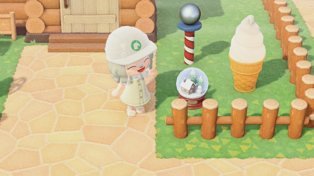 clouderinos's tweet photo. the sweetest @christelleacnh 🥺🥺🥺 thank you for being on this journey w me i'm literally so thankful and also look!!!! i put the globe in front of eric's house it's so cute sobs 😭😭😭 https://t.co/N1AZ66yrF2
