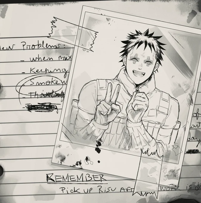 Some drhdr art that never saw the light... 
#dorohedoro 