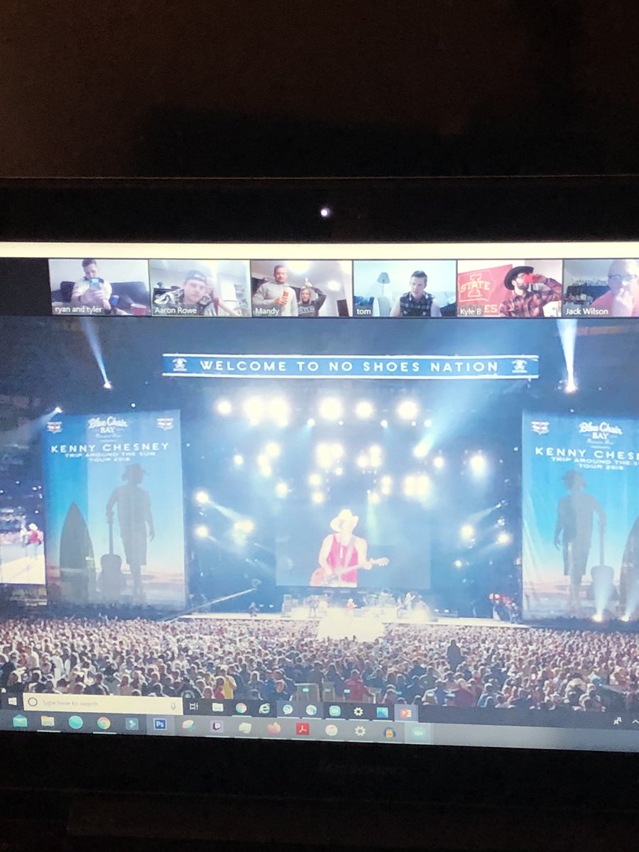 ry_hermes's tweet photo. We had a virtual concert tonight because we were supposed to see @michaelfranti @OldDominion @FLAGALine @kennychesney  at @millerpark tonight https://t.co/ALb1s4li8Z