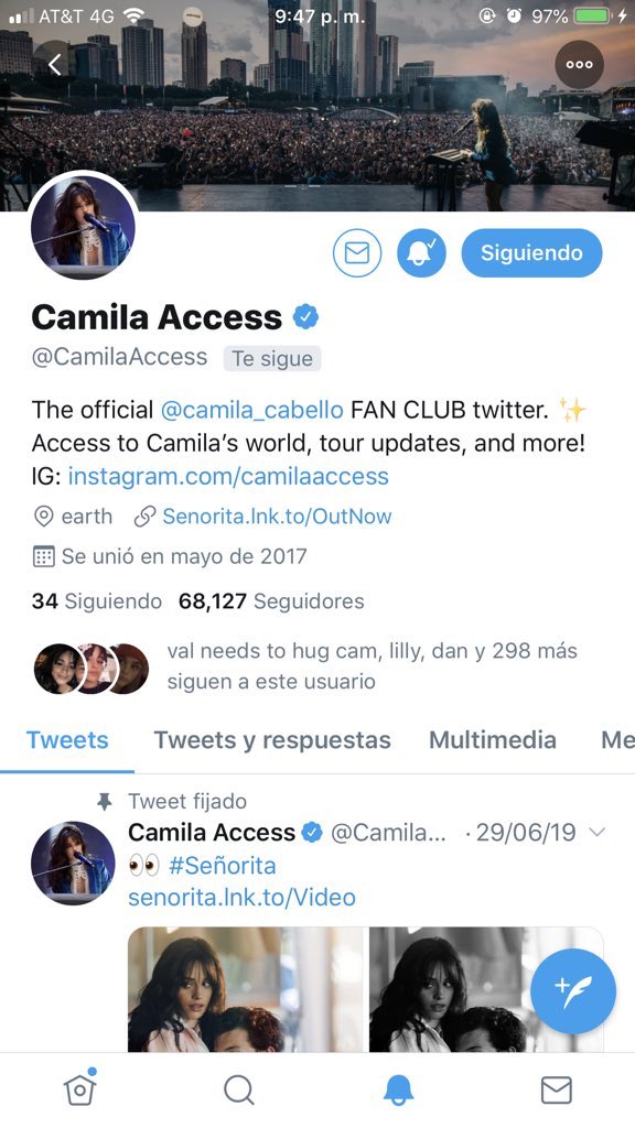 :¨·.·¨:  `·.. ✎.. camila access followed me {14.08.19}