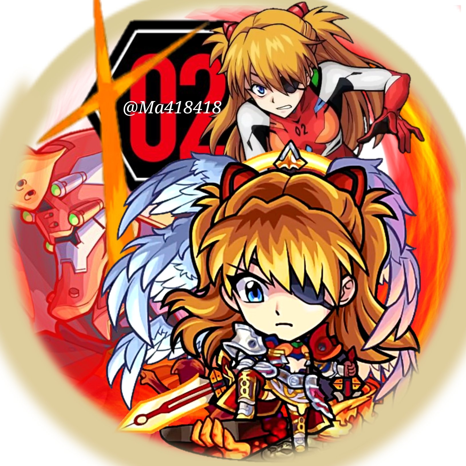 ﾓﾝ垢 まえㄘん またまた愛方に押し売り モンスト モンスト好きと繋がりたい アスカウリエル獣神化 まえちん加工画 T Co Bzj9sai5gz Twitter