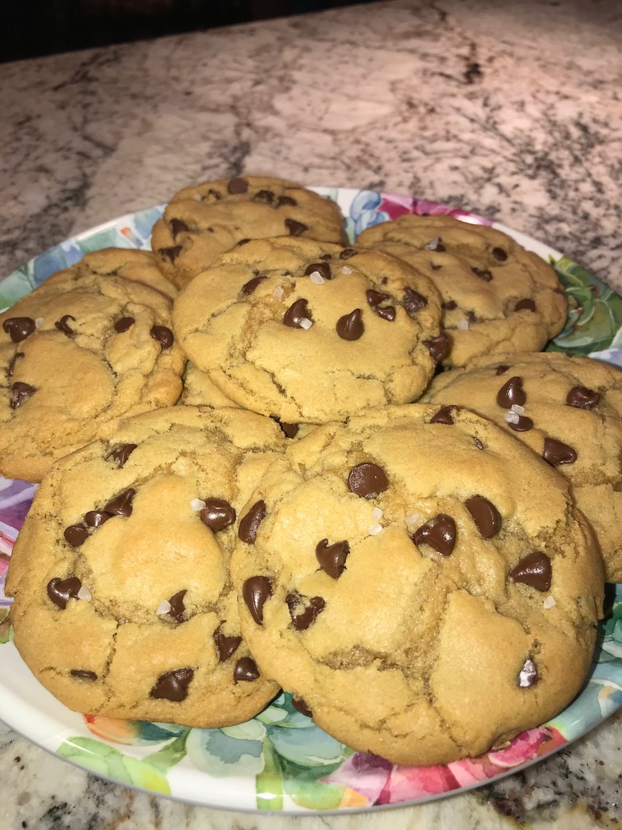 Tik tok made me it !! Brown butter cookies 3628/10 do recommend