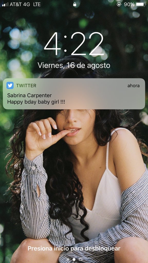 :¨·.·¨:  `·.. ✎.. sabrina wished me a happy birthday {16.08.19}