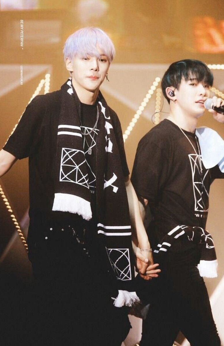 monsta x members holding hands;{a much needed thread}