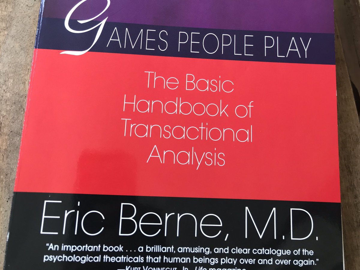 This book is spectacular.Presents models & analysis of the “drama” in everyday life and at work. It would easily take decades of life experience (along with deep analysis and introspection) to learn what’s in this book. https://www.amazon.com/dp/0345410033/ref=cm_sw_r_cp_api_i_Z1nPEbNNV0GN6